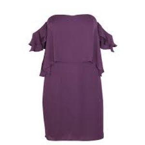 NWT Amanda Uprichard Brentwood Dress - Blackcherry